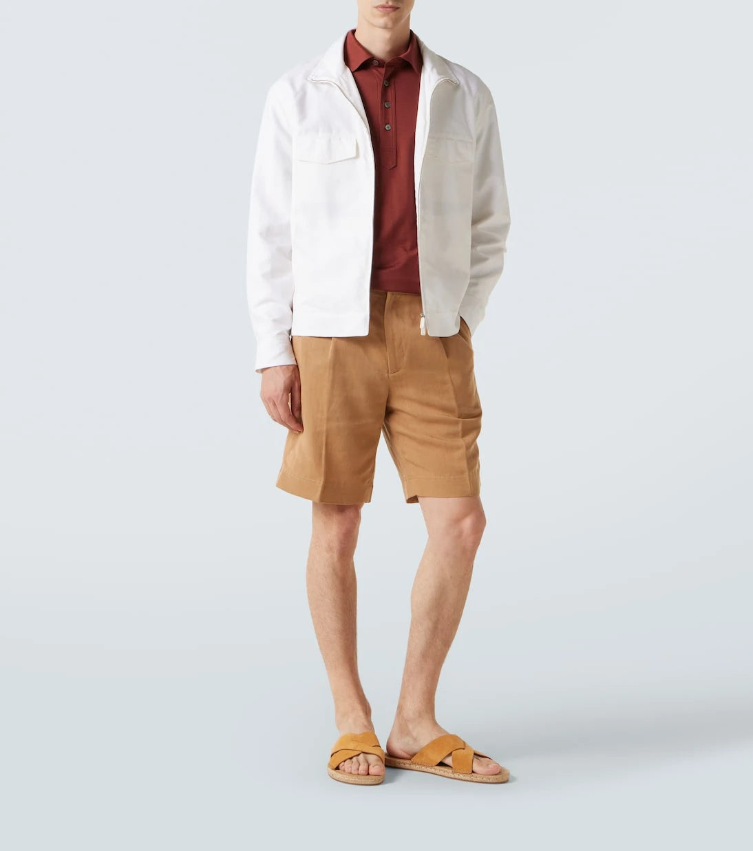 Zegna - Cotton, linen, and silk jacket