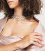 White Gold and Diamond Y-Couture Choker