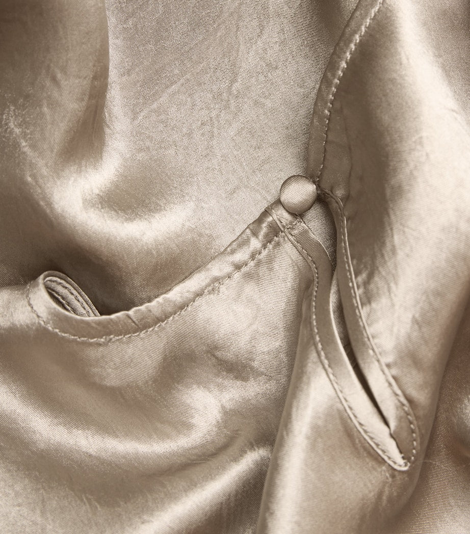 Green Satin Addison T-Shirt