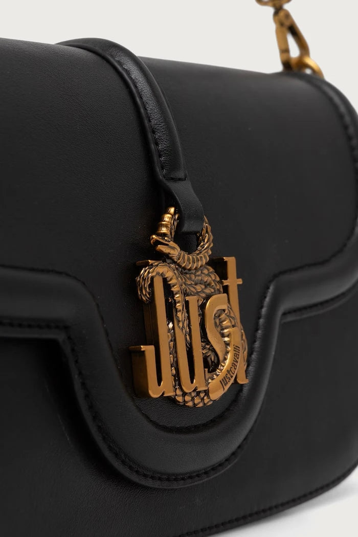 Just Cavalli suni deri kadın crossbody çanta
