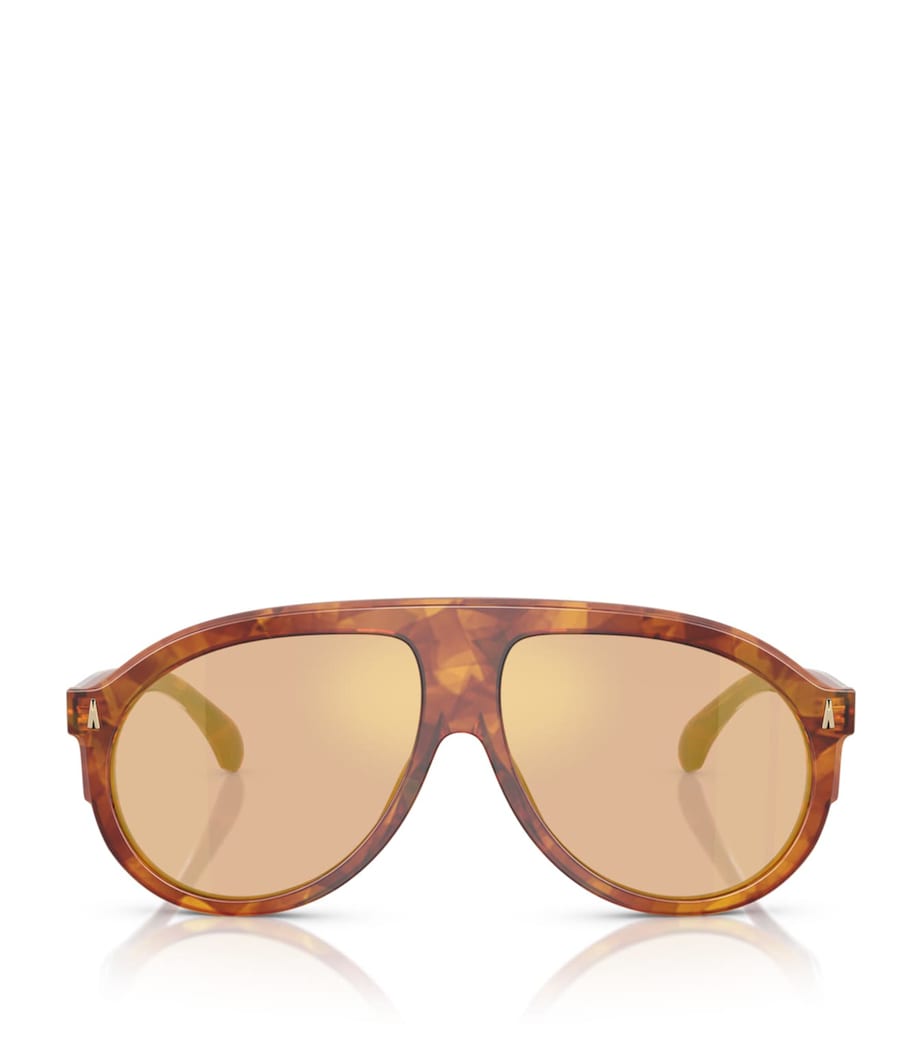 Moncler Brown Acetate Fhaite ME6001 Sunglasses