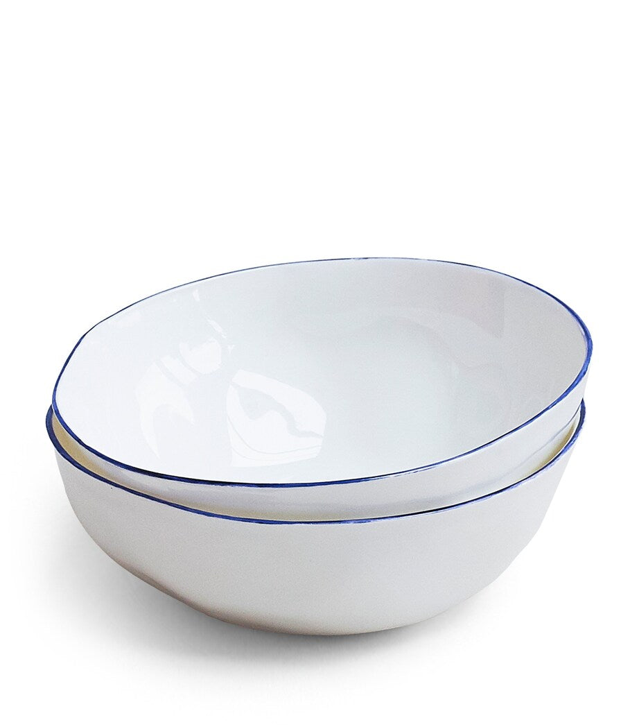 FELDSPAR Set of 4 Cobalt Cereal Bowls (16cm)