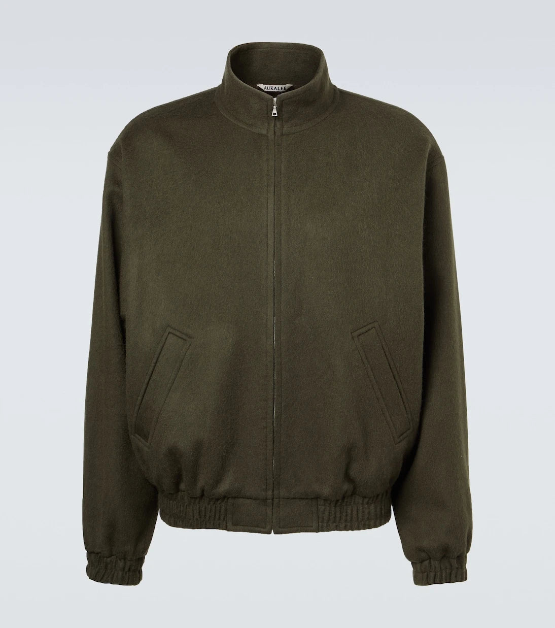 Auralee - Camel hair flannel blouson jacket