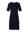Cotton Short-Sleeve Nightdress DEEP NAVY