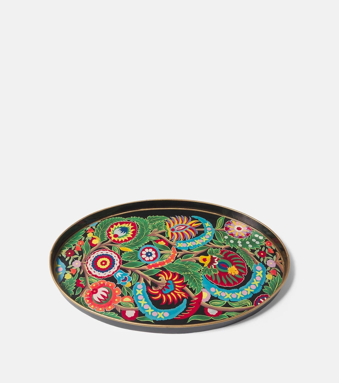 Les-Ottomans - Ikat iron tray