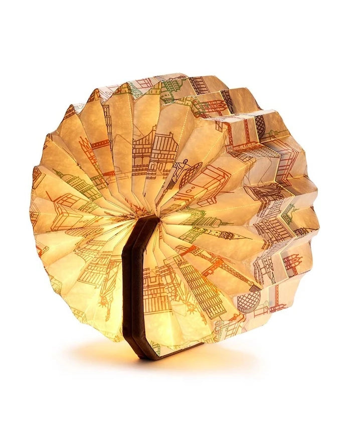 Gingko Design Velvet Accordion Lambası