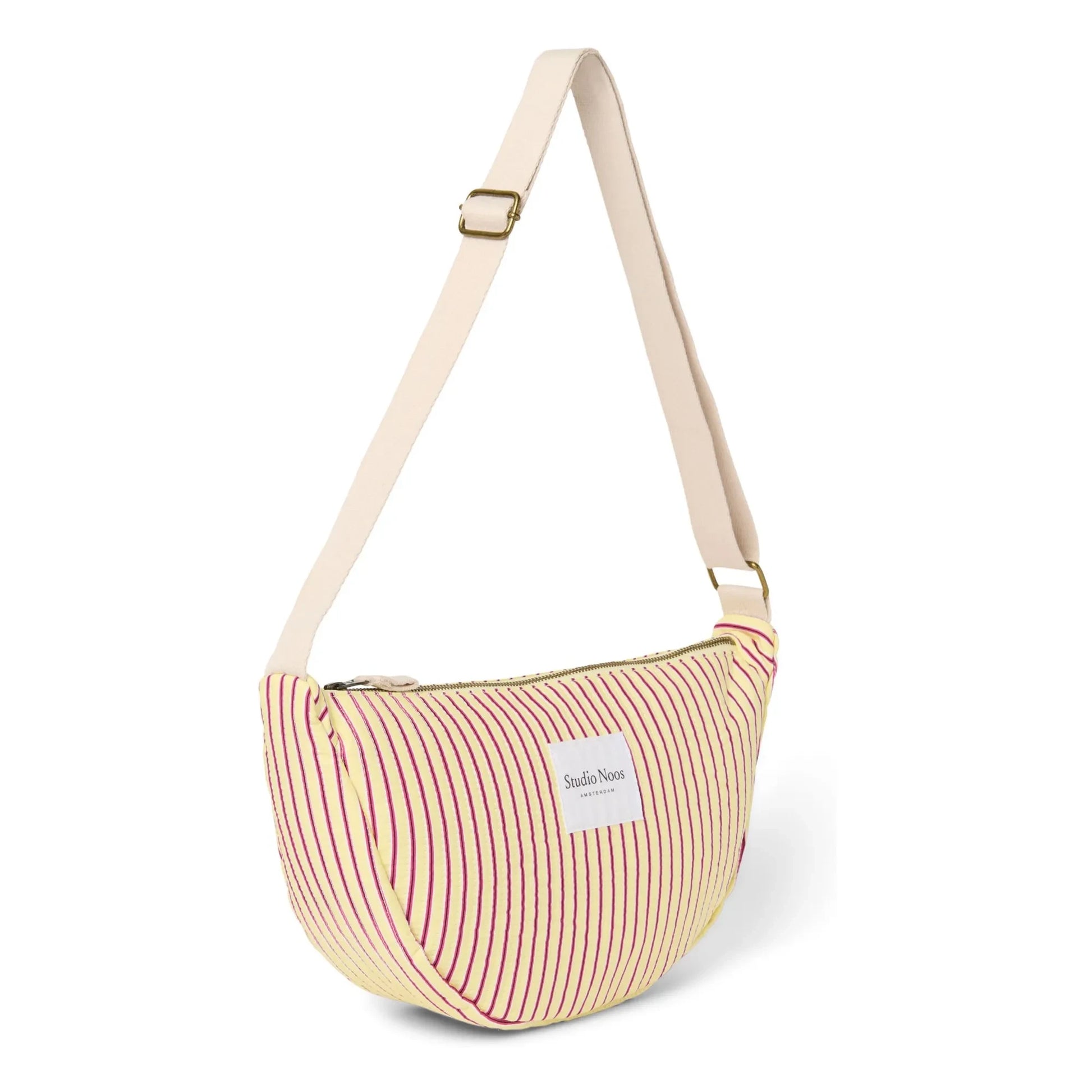 Studio Noos - Striped fanny pack | Pale yellow