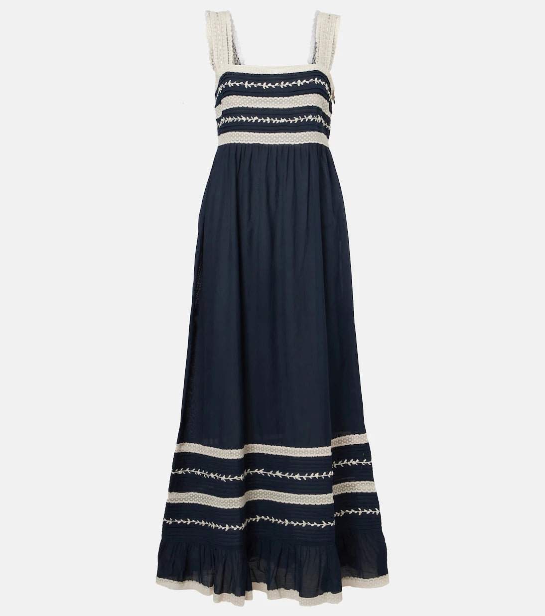 Rixo - Malie embroidered midi dress