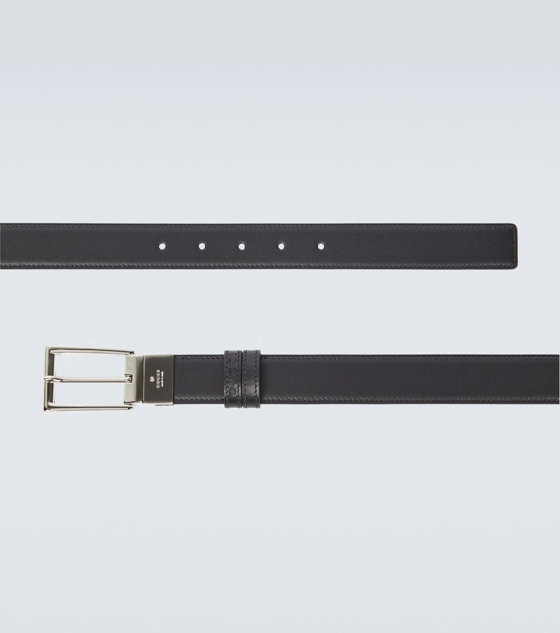 Gucci - Reversible leather belt