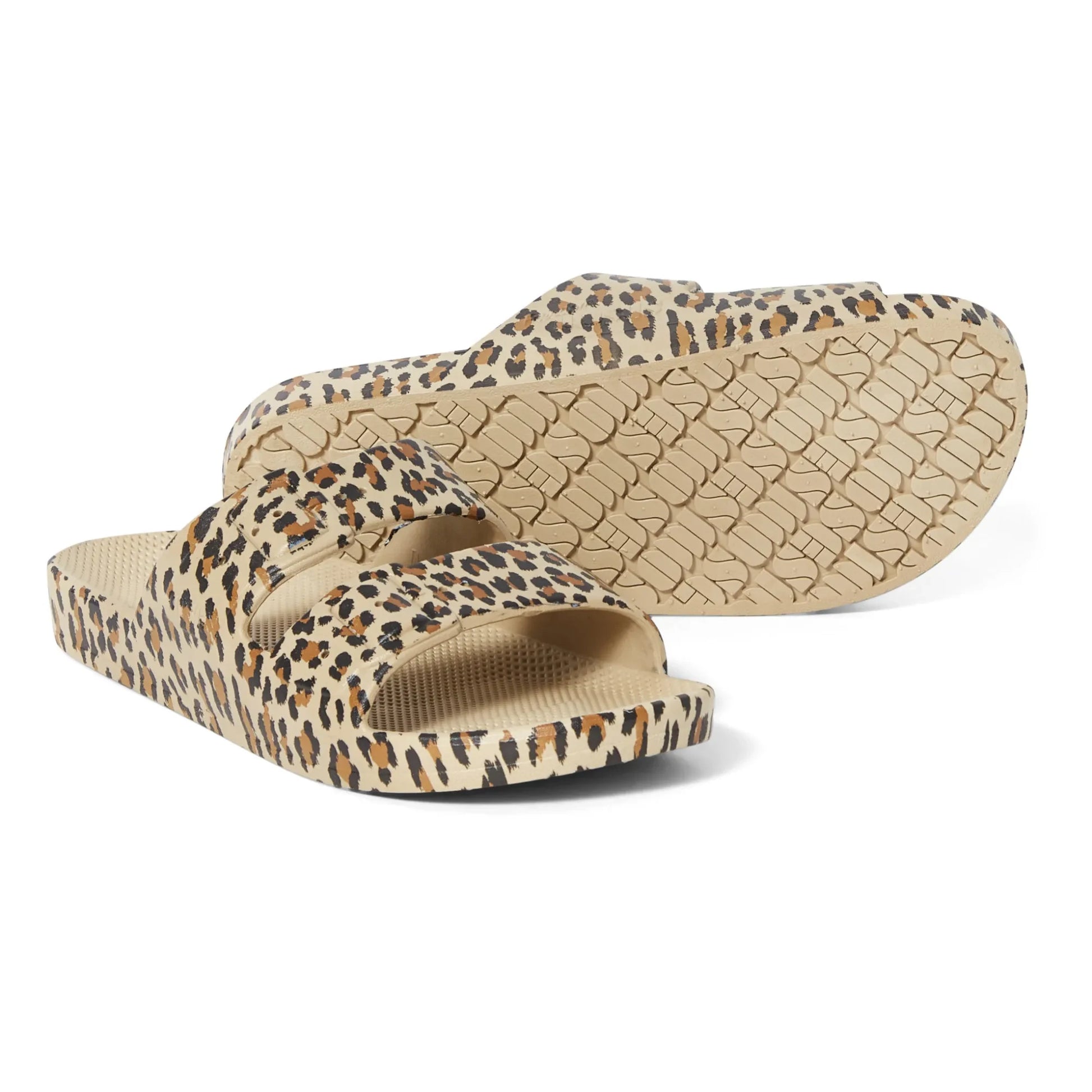 Freedom Moses - Wildcat Print Sandals | Beige