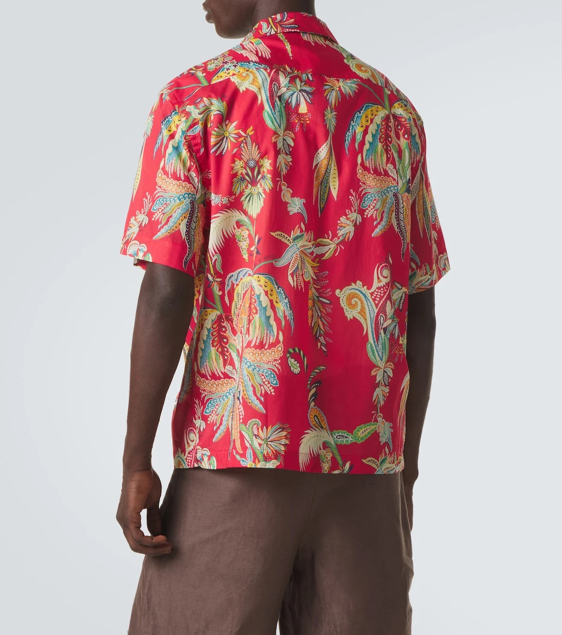 Etro - Paisley cotton bowling shirt