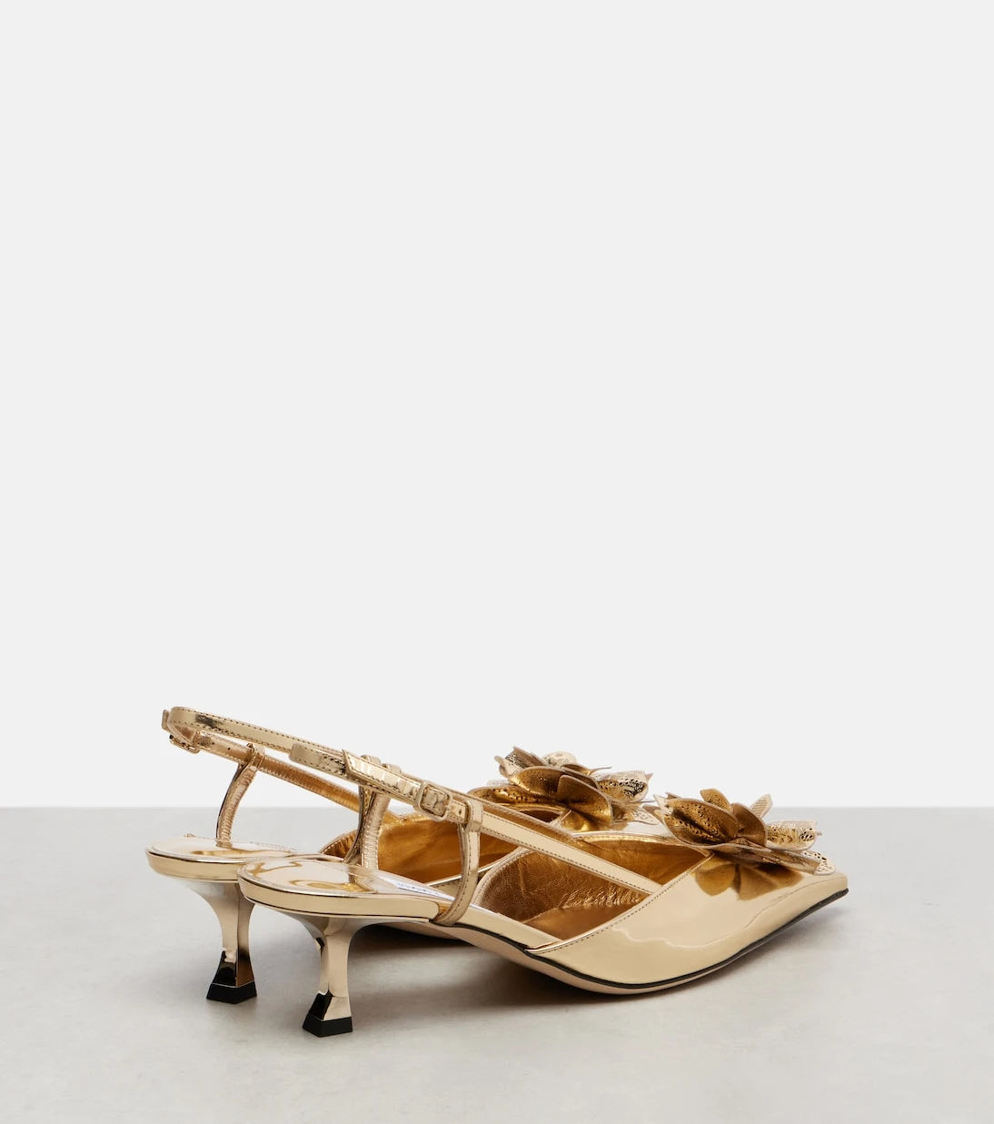 Jimmy Choo - Mimmi 50 leather slingback pumps
