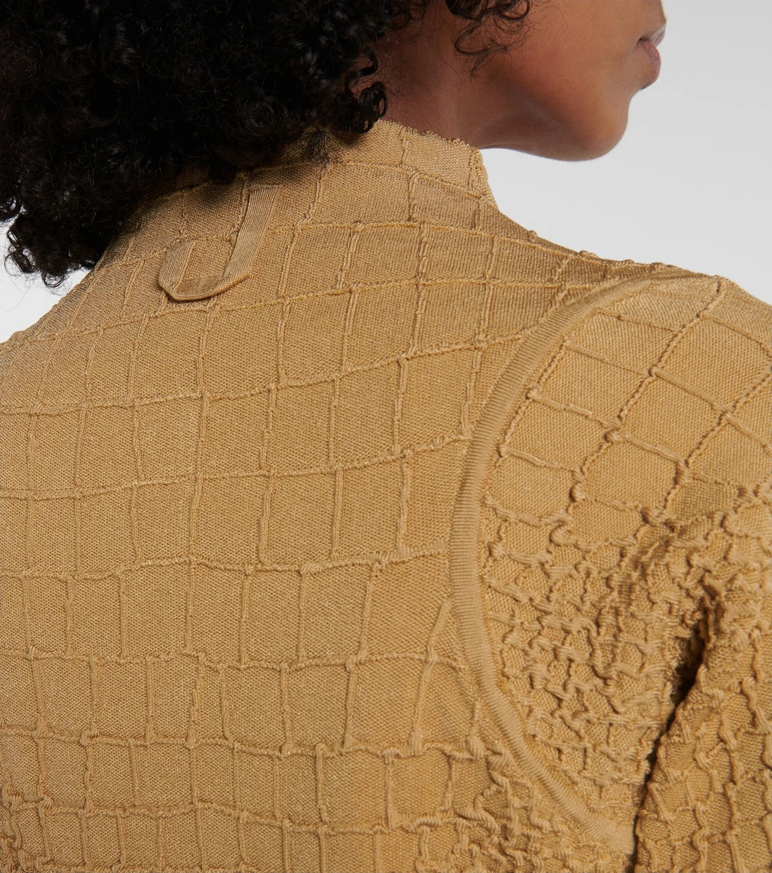 Jacquemus - Scala croc-effect cardigan