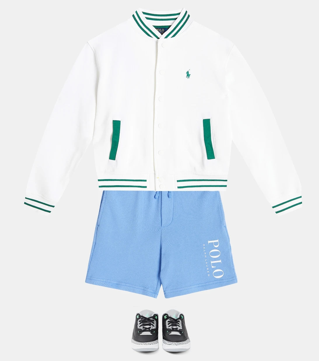 Nike Kids - Air Jordan 3 Retro leather sneakers
