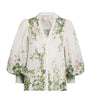 Alice+Olivia Multi Cotton-Silk Charis Blouse