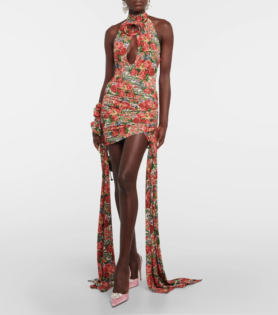 Magda Butrym - Floral halterneck top