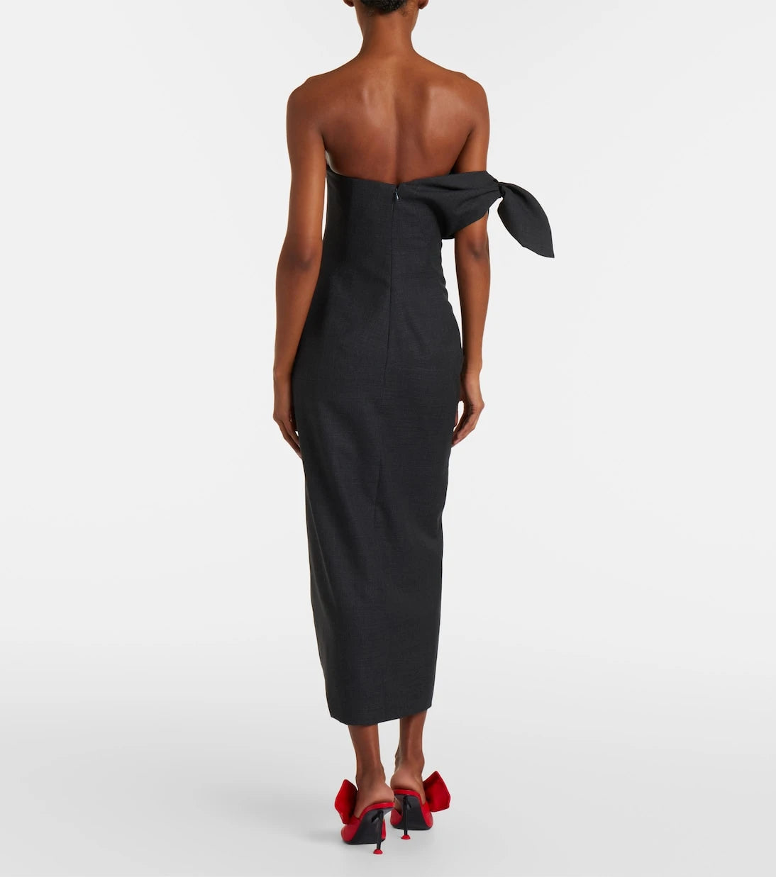 Givenchy - Bow-detail wool cocktail dress