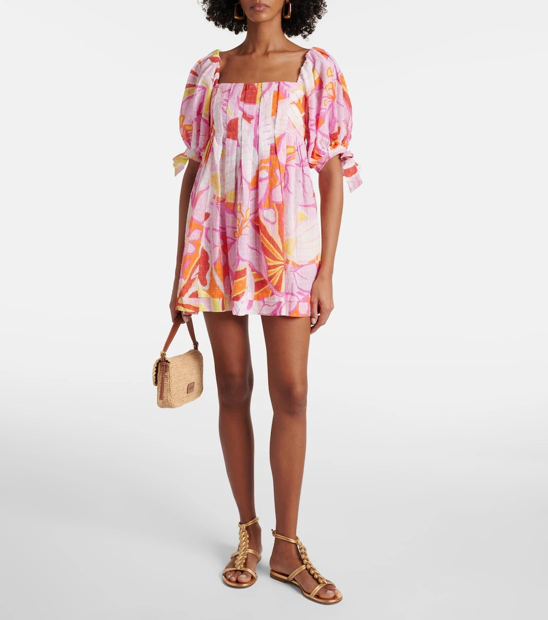 Poupette St Barth - Catalina printed cotton minidress