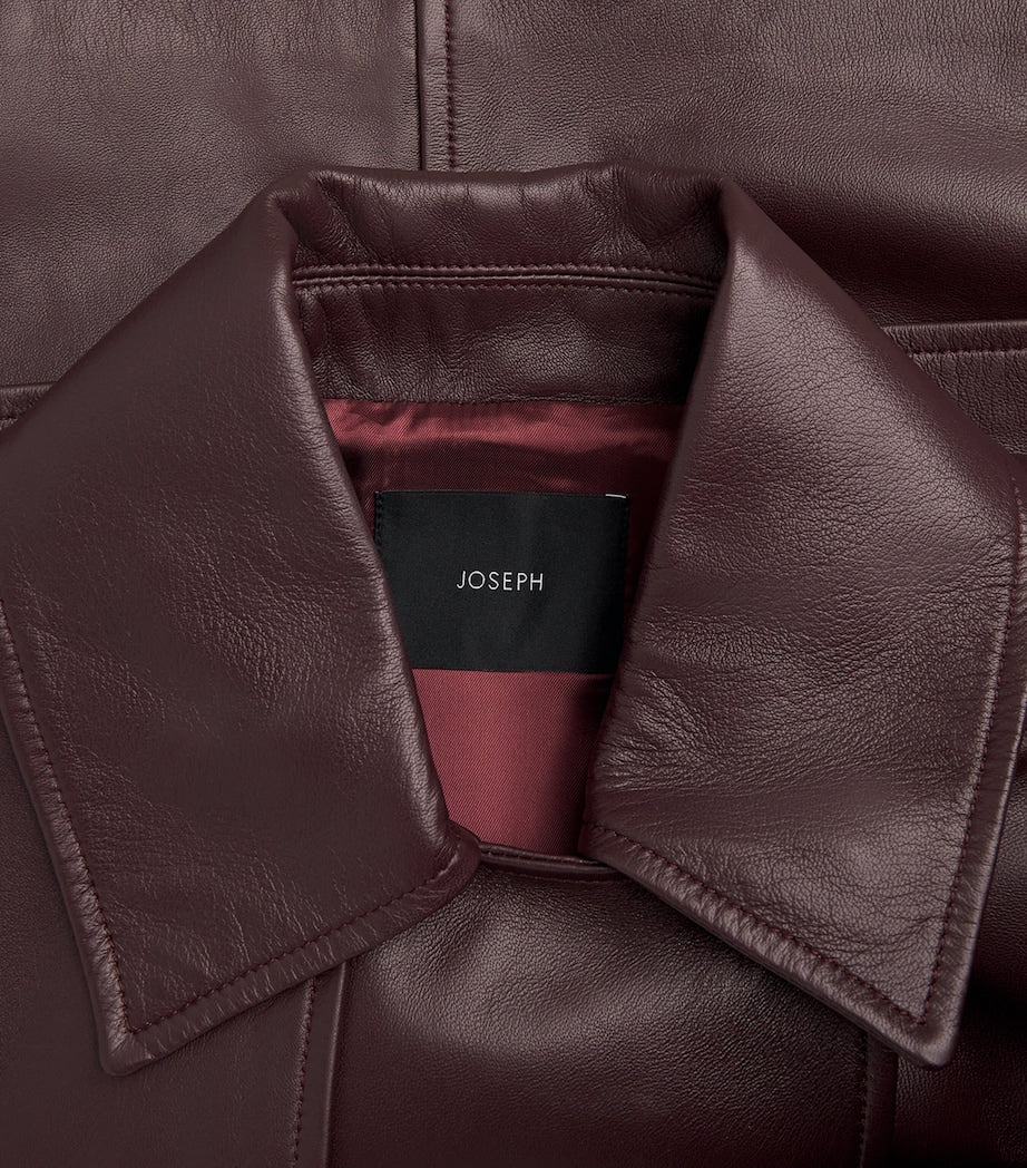 Red Blaise Leather Jacket