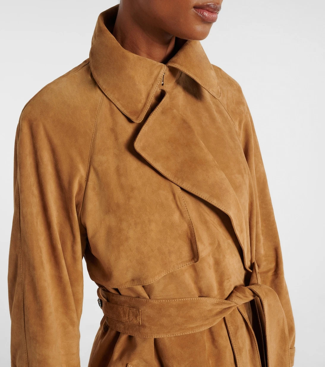 Proenza Schouler - معطف ترينش من الشمواه طراز Ramona