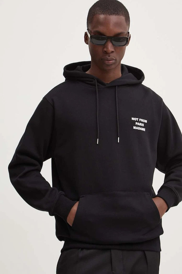 Drôle de Monsieur Le Hoodie Slogan Pamuklu Sweatshirt