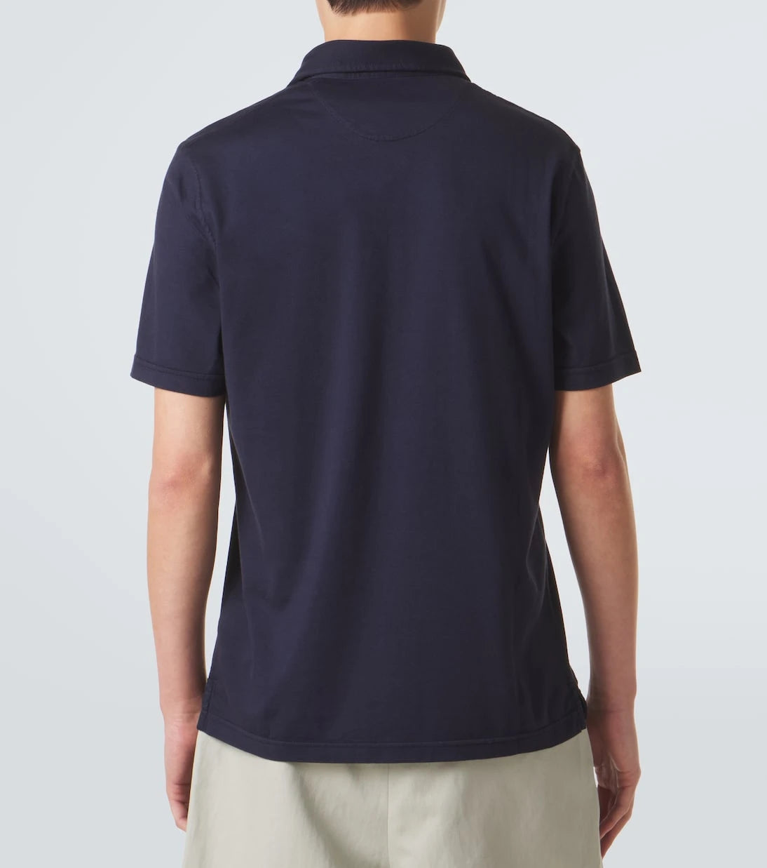 Fedeli - Cotton jersey polo shirt