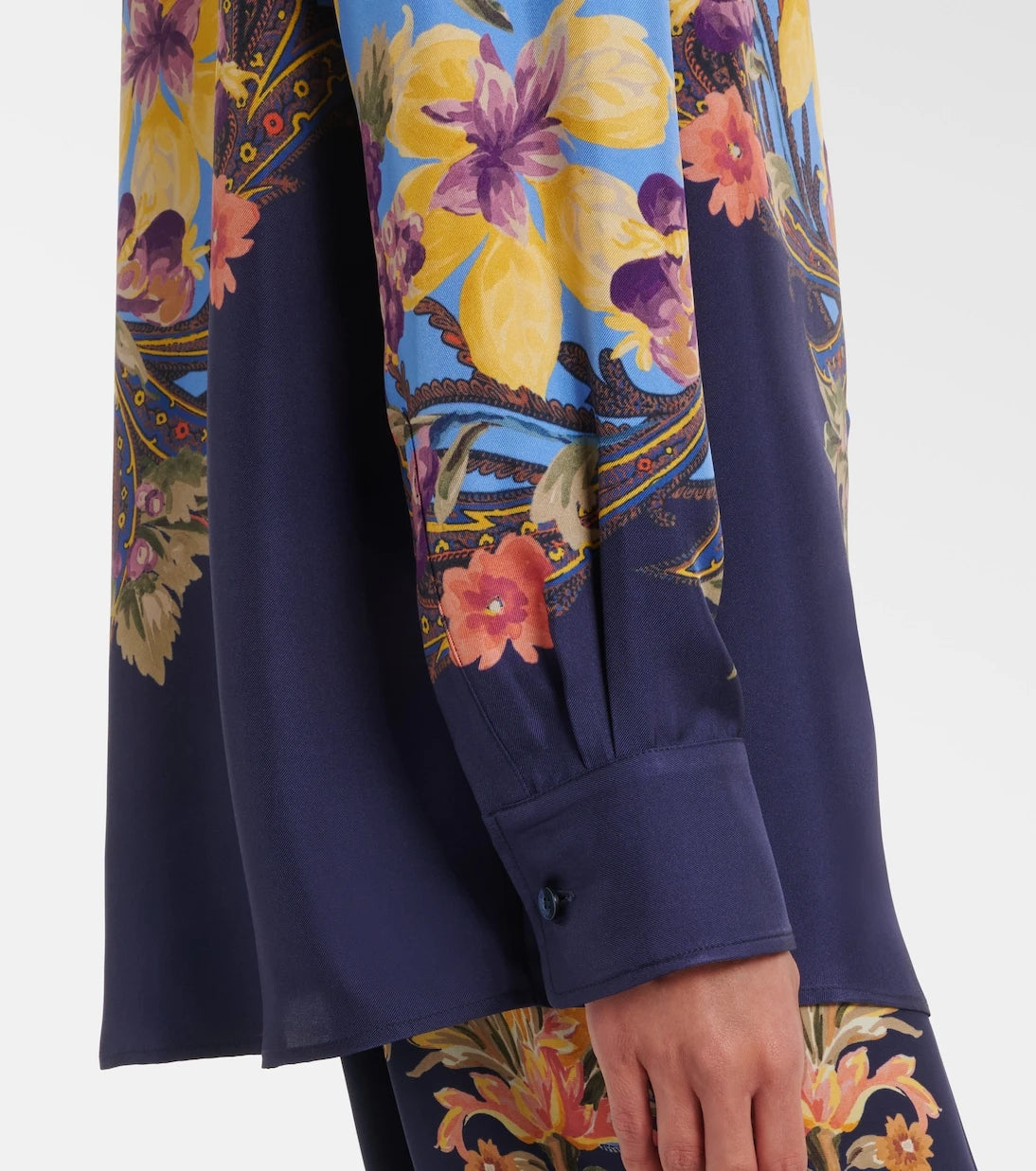 Etro - Floral silk shirt