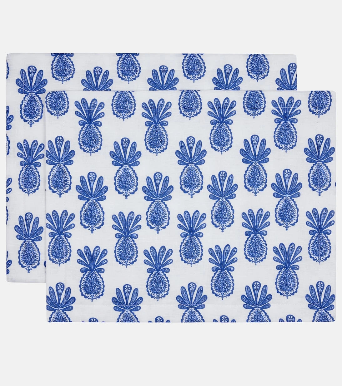 La DoubleJ - Pineapple Blu set of two tablemats