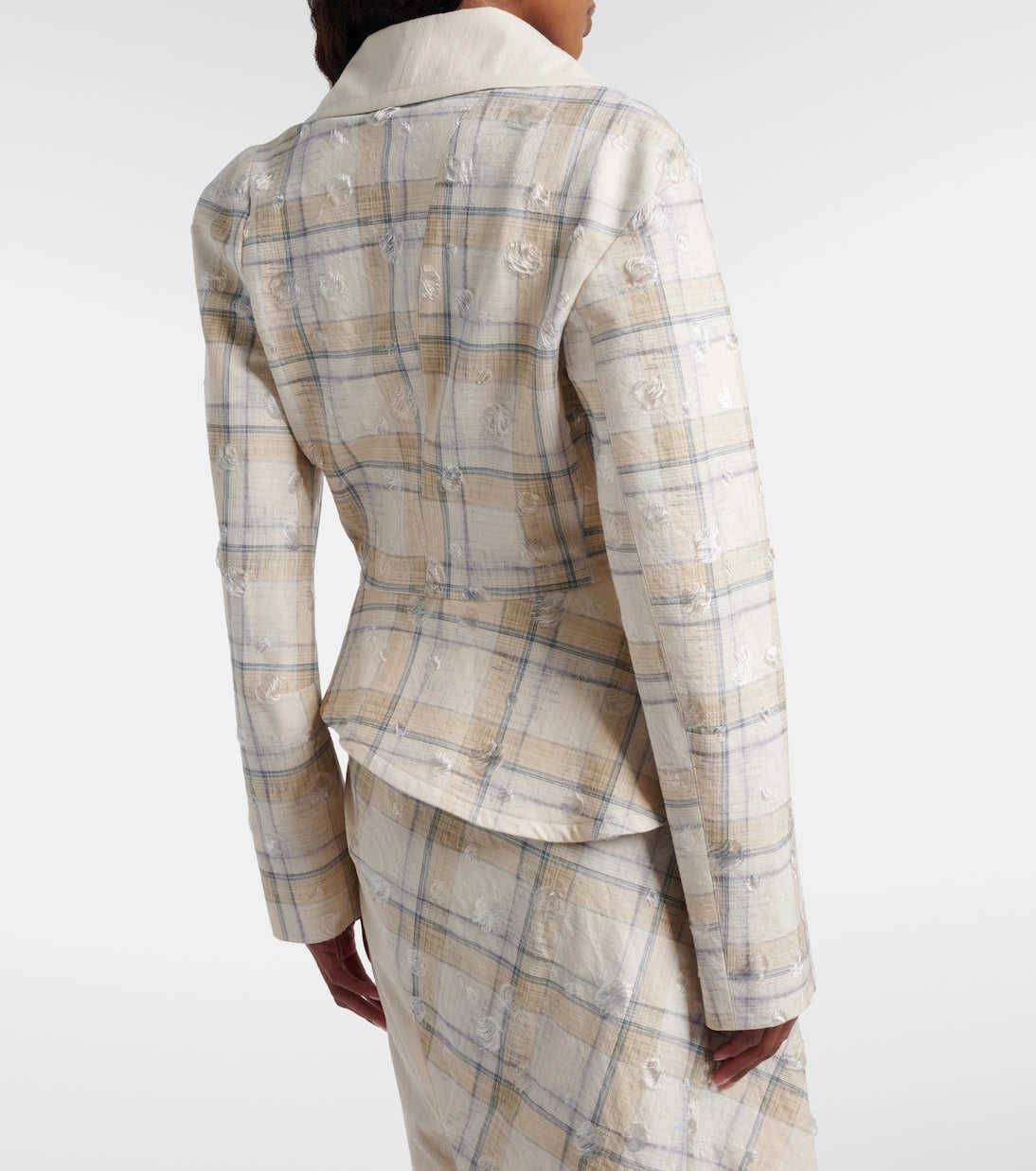 Vivienne Westwood - Stormy tartan cotton-blend jacket