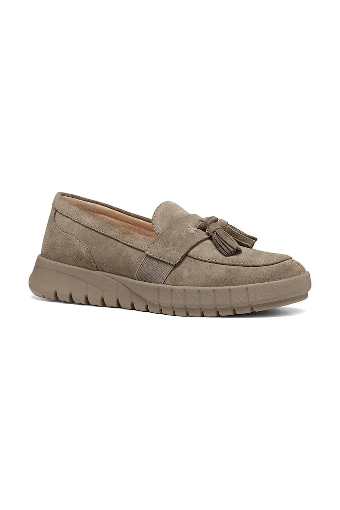 Geox kadın süet loafer D FLEXTRIDE