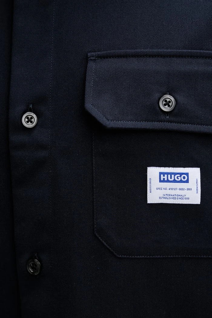 HUGO Blue риза мъжка от памук