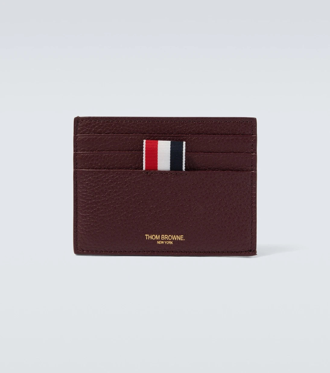 Thom Browne - RWB Stripe leather cardholder