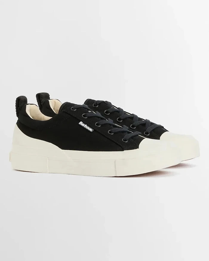 Barbour Stanhope Trainer kadın pamuk düşük kesim spor ayakkabı