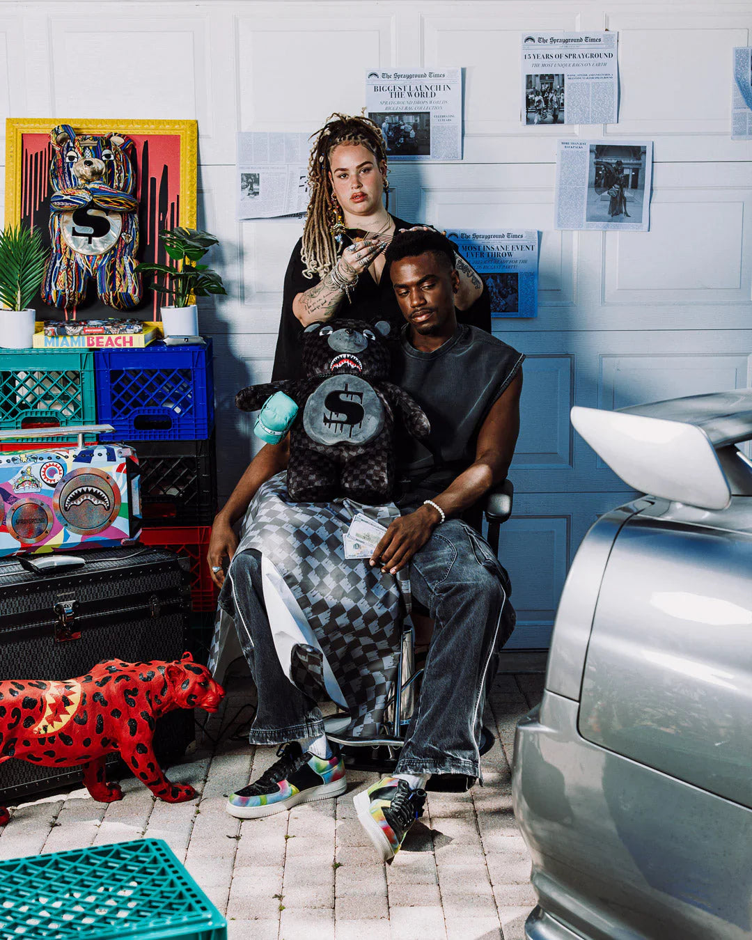 Sprayground - Sharks Teddy Bear Backpack