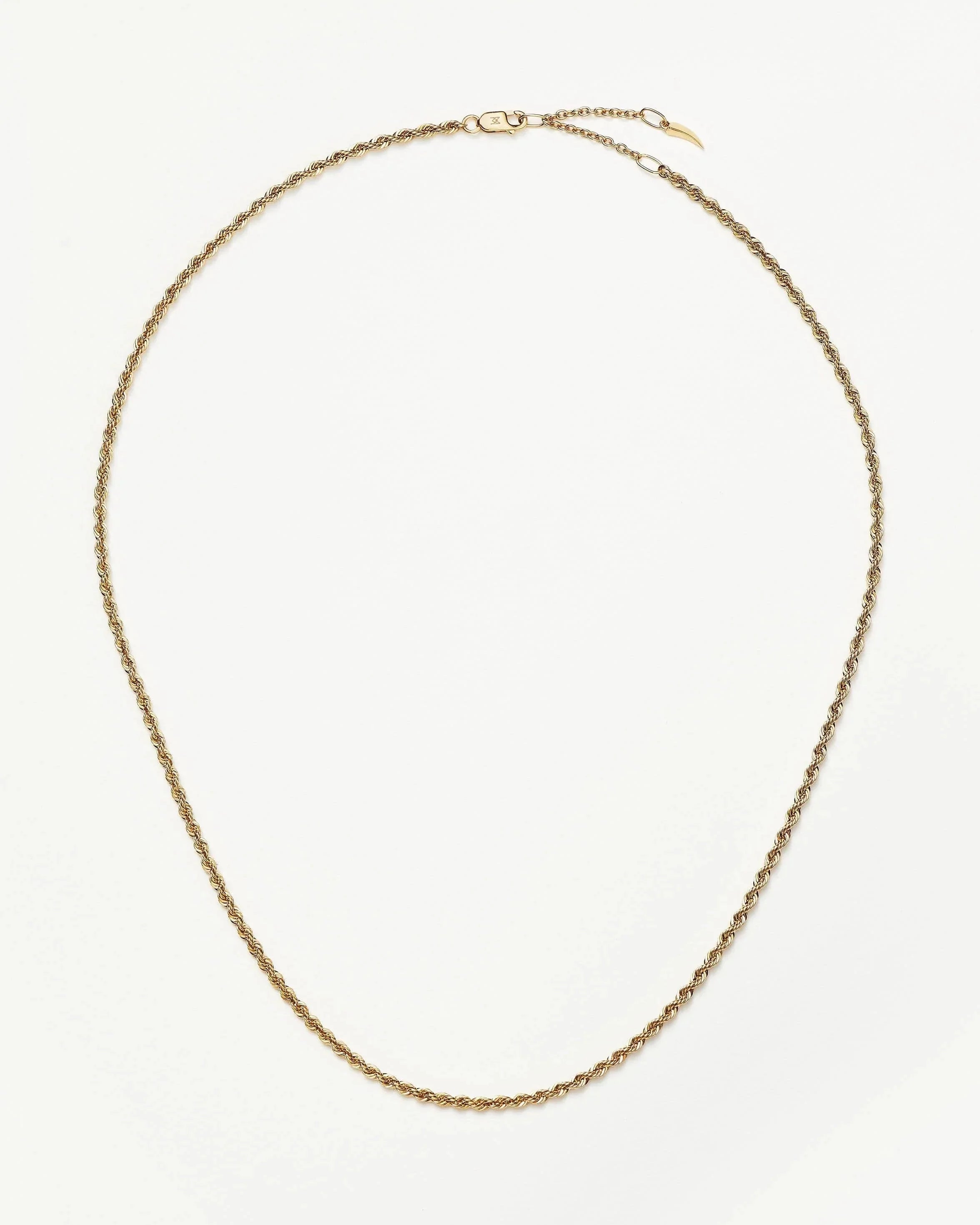 Fine Classic Rope Chain Necklace Necklaces Missoma 