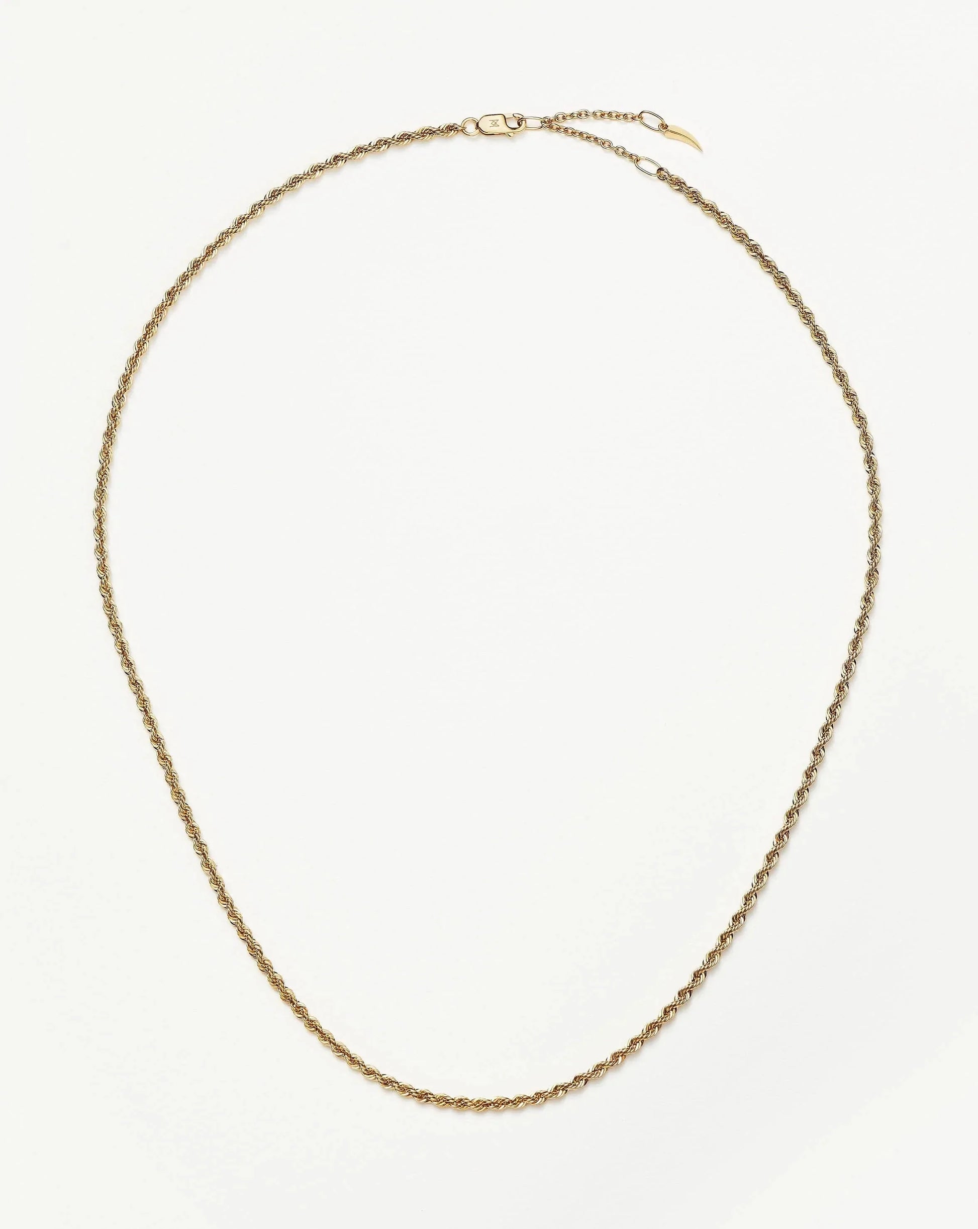 Fine Classic Rope Chain Necklace Necklaces Missoma 