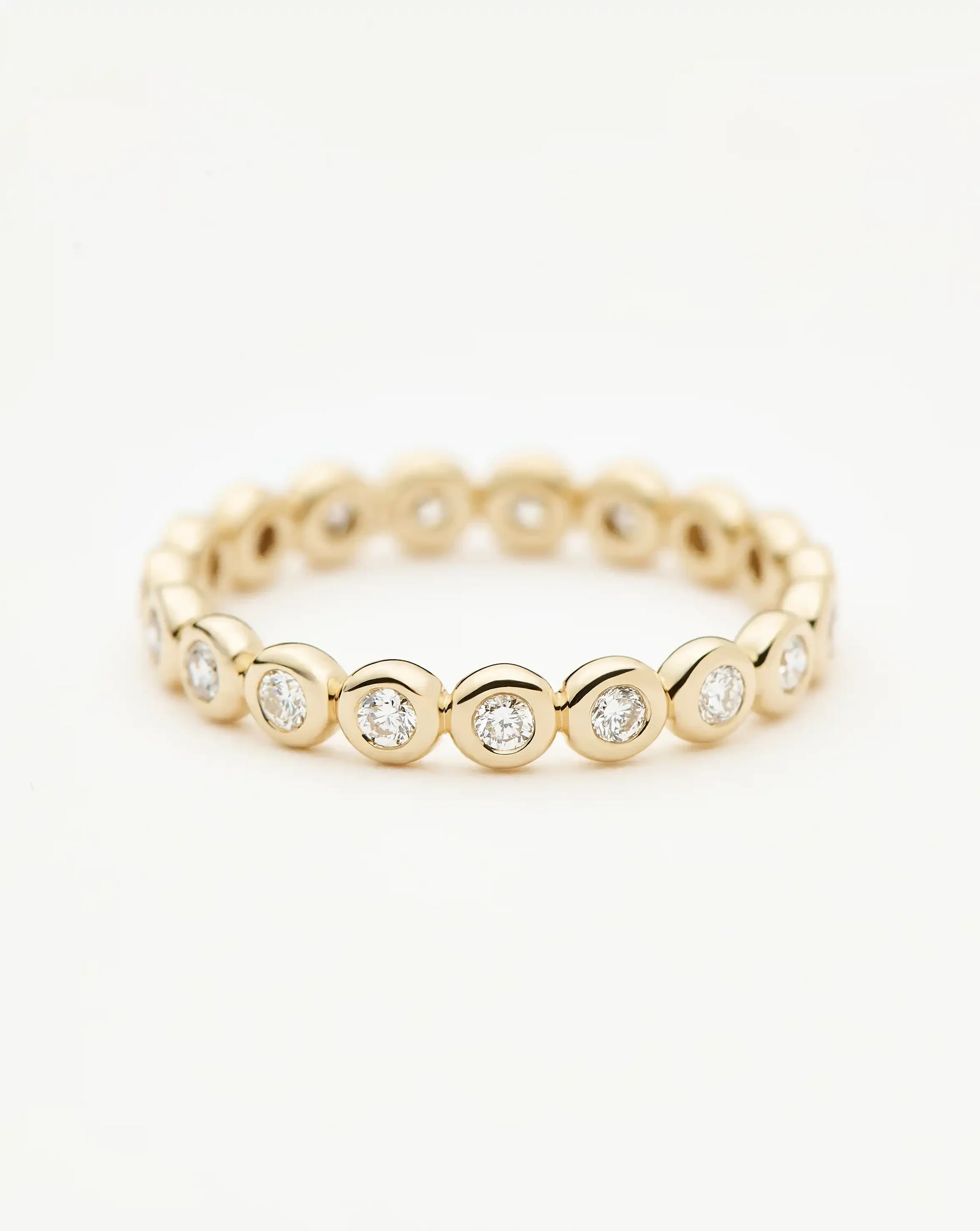Fine Diamond Tennis Eternity Ring | 14ct Solid Gold Rings Missoma 