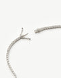 Fine Diamond Tennis Necklace | 14ct Solid White Gold Diamond Necklaces Missoma 