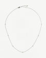 Fine Floating Diamond Necklace | 14ct White Gold Necklaces Missoma 