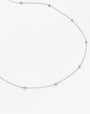 Fine Floating Diamond Necklace | 14ct White Gold Necklaces Missoma 