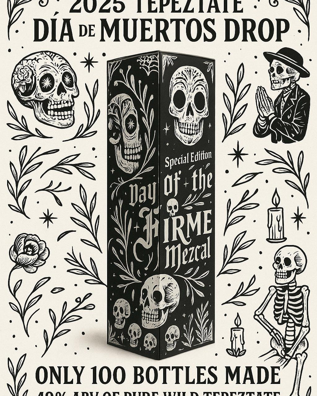 Firme Mezcal Tepeztate “Día de Muertos” 2025 Special Edition (750 ml)