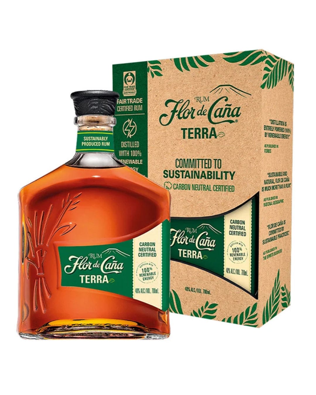 Flor De Caña 15 Years Old Eco Rum, 70 cl