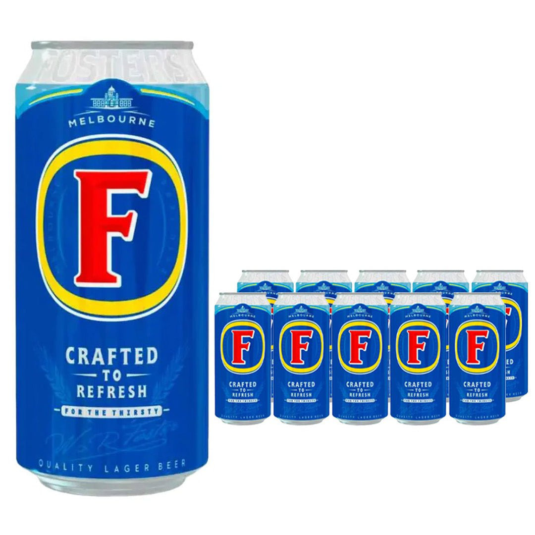 Foster's Melbourne Lager Beer Cans Multipack, 10 x 440 ml