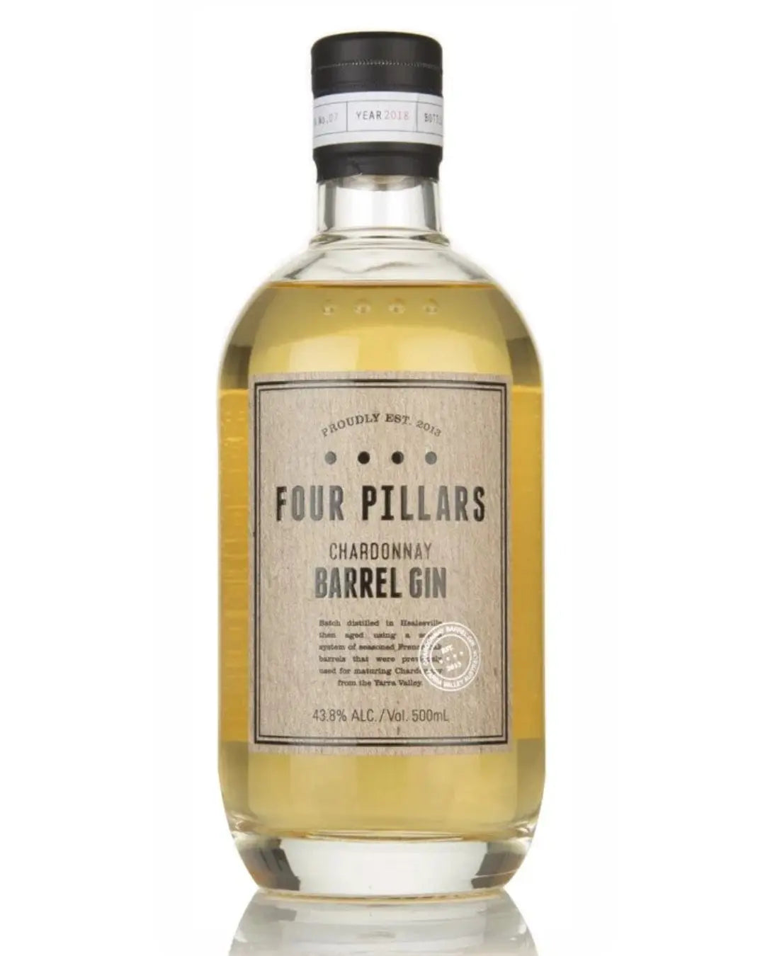 Four Pillars Barrel Aged Chardonnay Gin, 50 cl