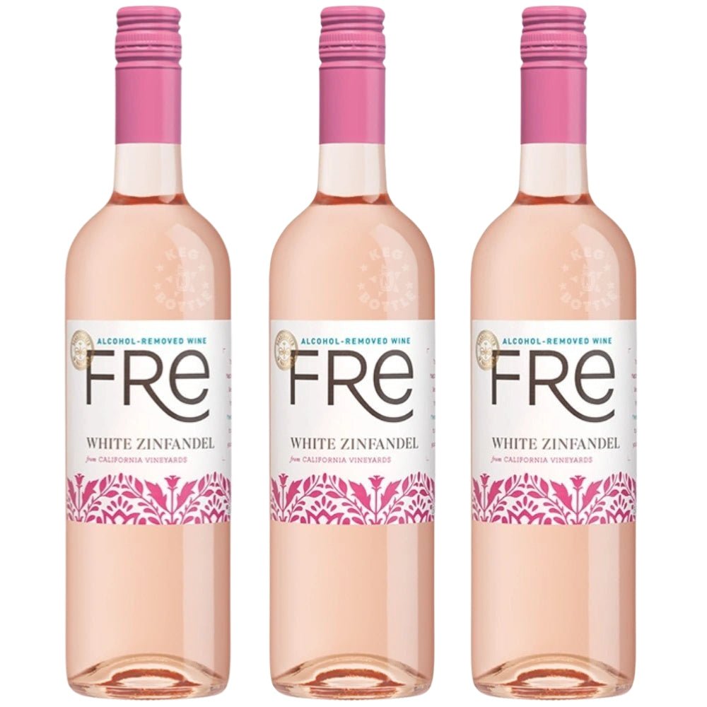 Fre - Alcohol Removed White Zinfandel Wine - 3 Pack (3 x 750ml)
