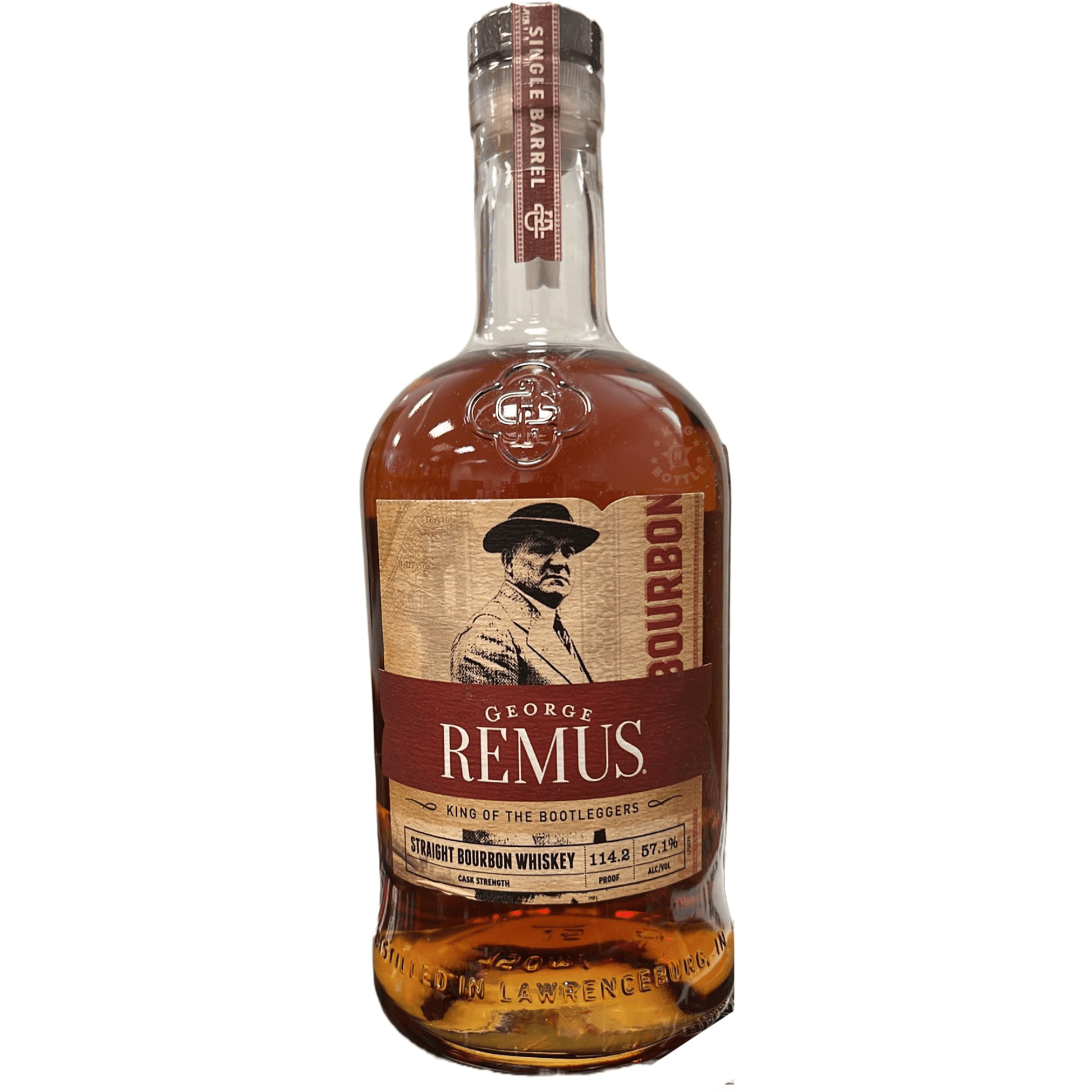 George Remus Bourbon Whiskey - Keg N Bottle & San Diego Distillers Barrel Pick (750 ml)