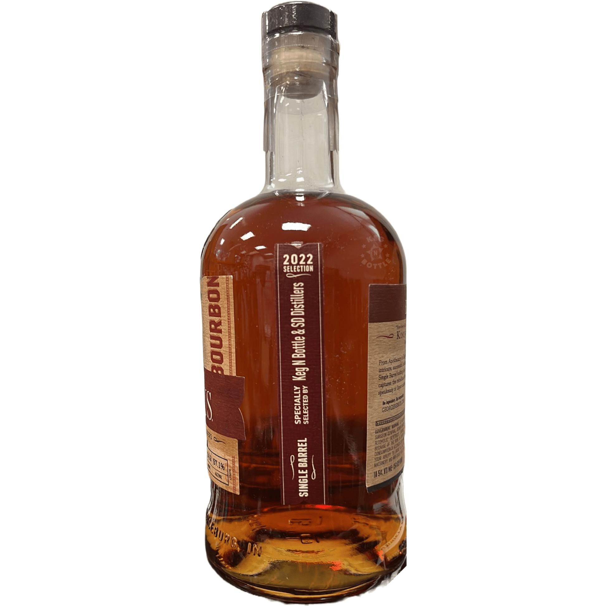 George Remus Bourbon Whiskey - Keg N Bottle & San Diego Distillers Barrel Pick (750 ml)