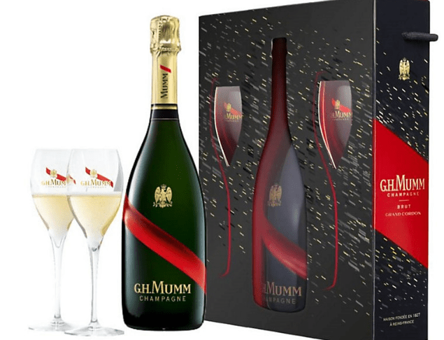 G.H. Mumm 2 Flute Champagne Gift Set (750 ml)