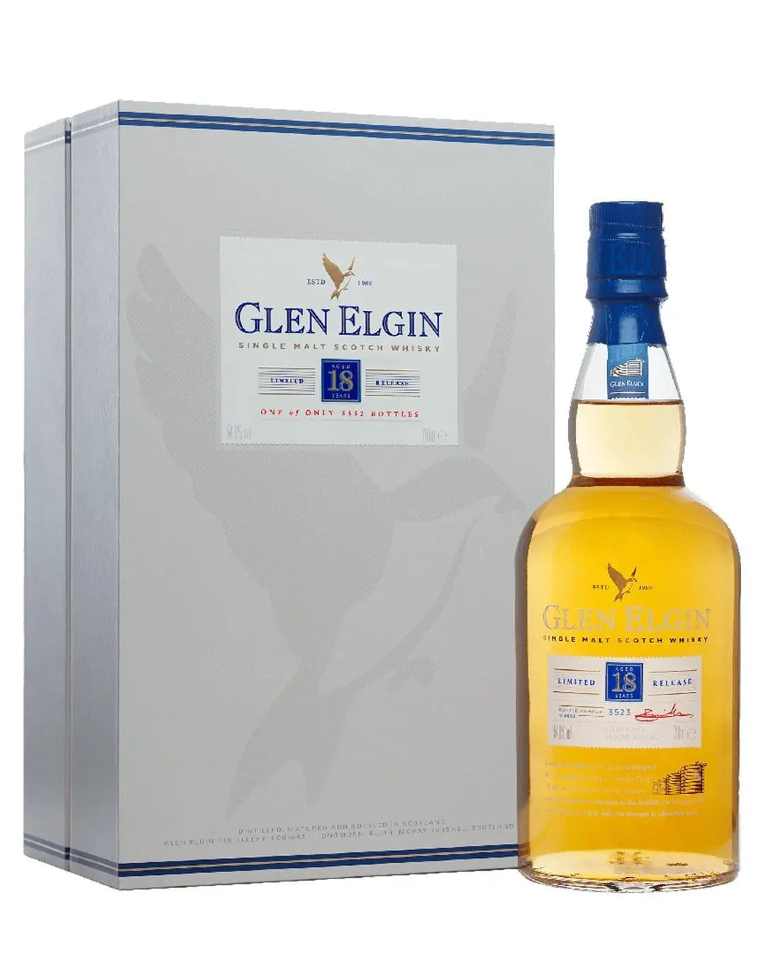 Glen Elgin 18 Year Old Whisky, 70 cl