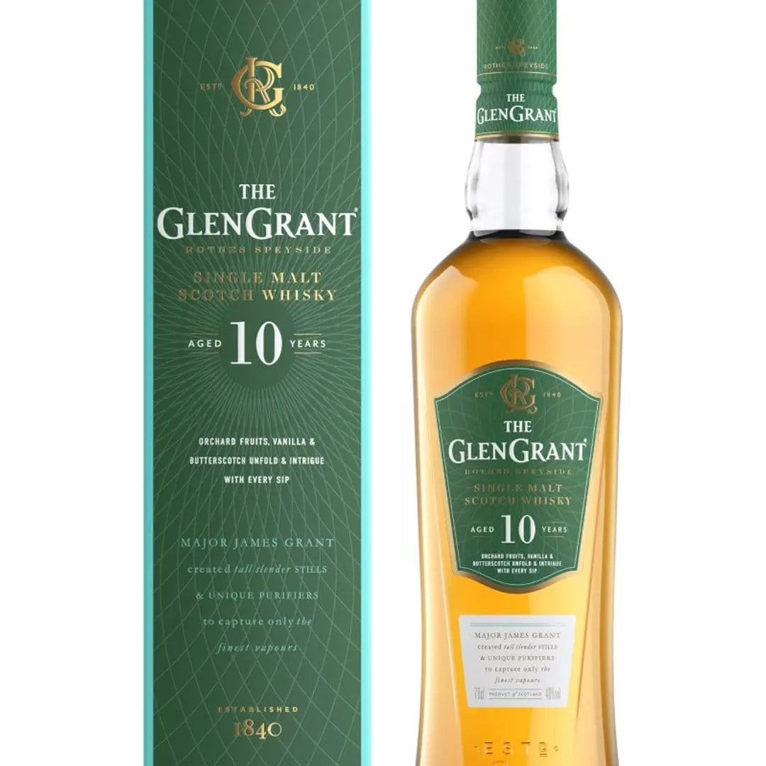 Glen Grant 10 Year Old Whisky, 70 cl